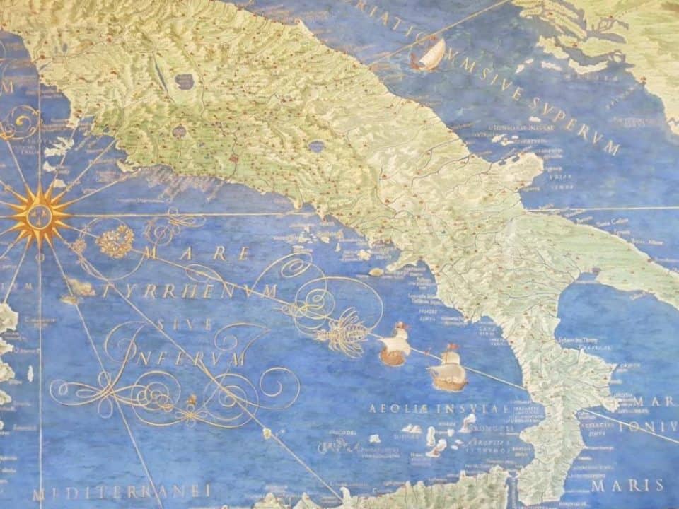historische karte italien weinreise italien