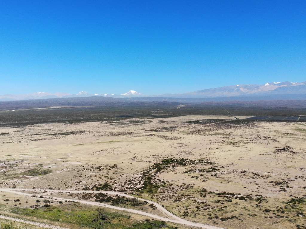 argentinische wüste vor den anden