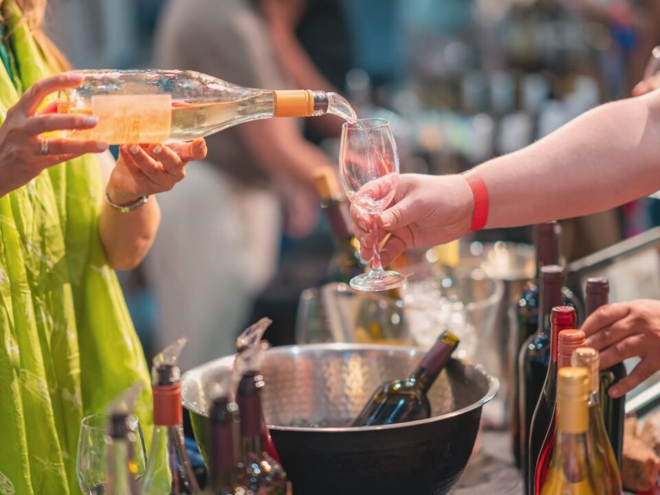 weinfest im weinbaugebiet saale unstrut